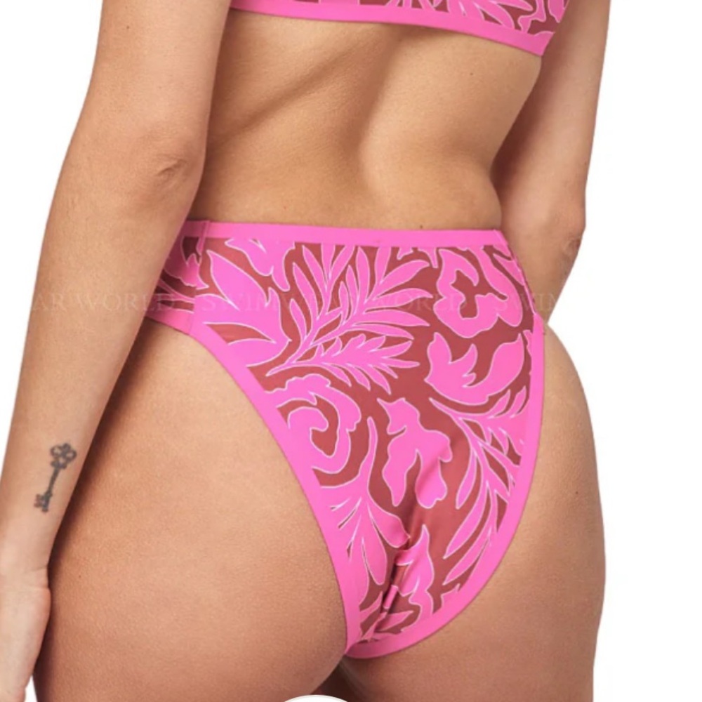 NWT L*Space Ventura Bikini Bottom in Tiki Tiki Print Size XL